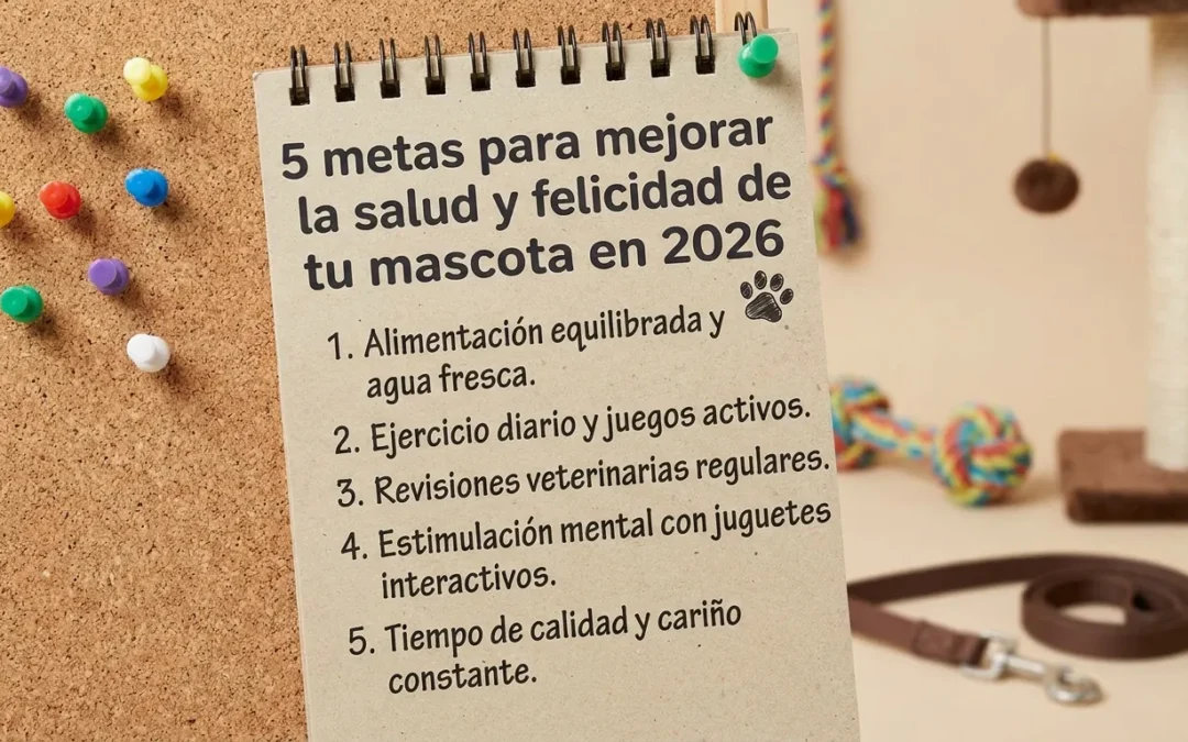 5 propósitos para mejorar la salud y felicidad de tu mascota en 2026