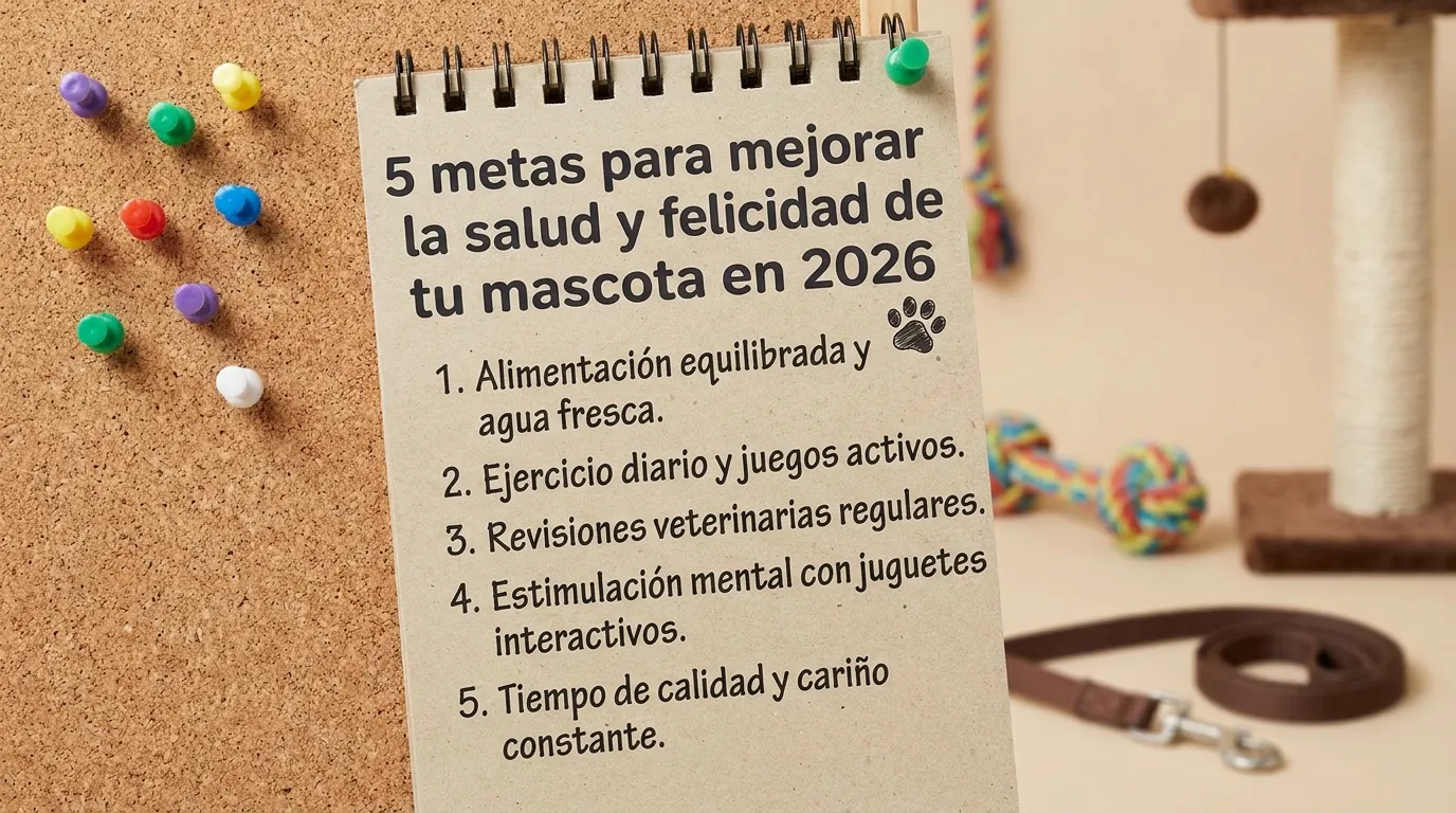 5 propósitos para mejorar la salud y felicidad de tu mascota en 2026