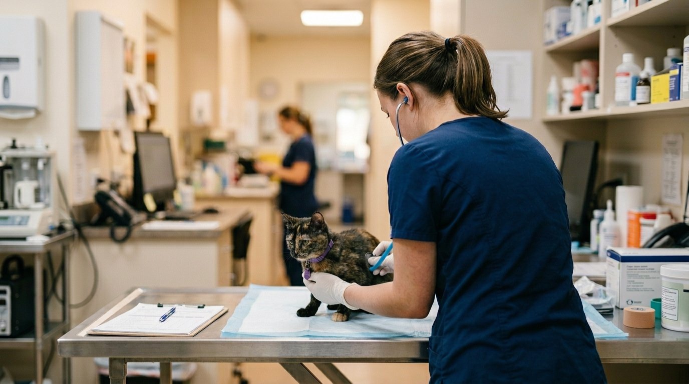 Auxiliar de veterinaria
