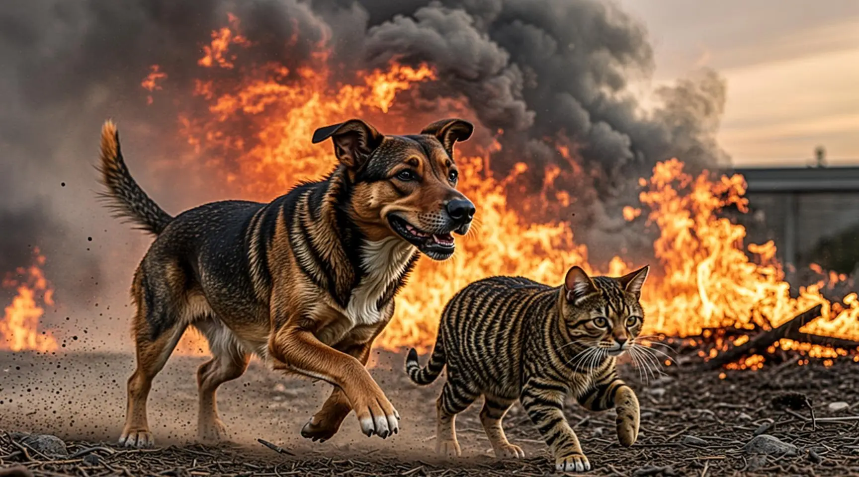 ¿Qué hacer si tu mascota se ve afectada por un incendio?